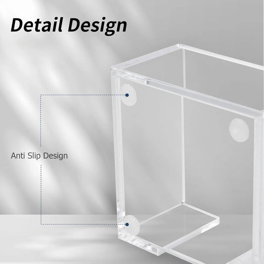 Acrylic Sticky Note Holder – 3×3 Clear Note Dispenser