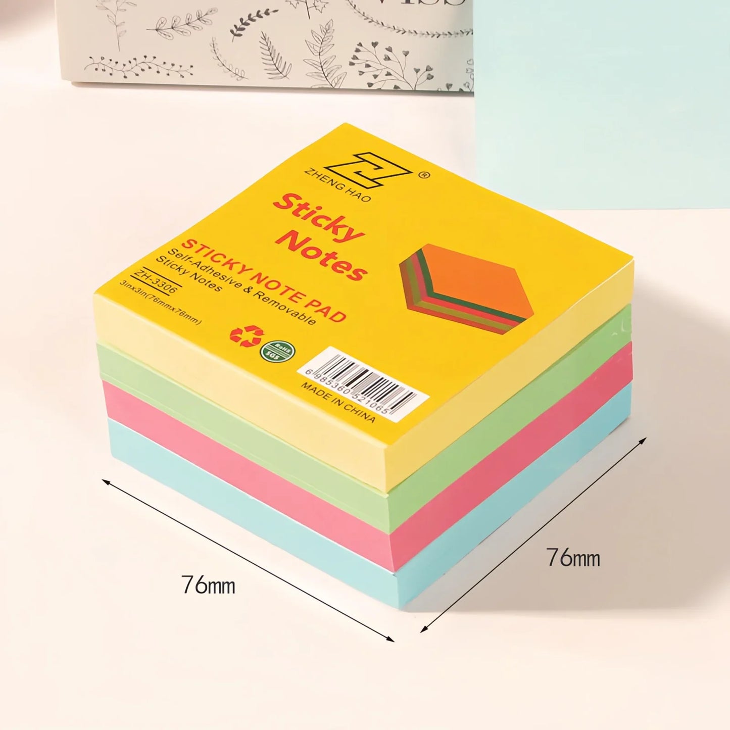 Color Self-Adhesive Sticky Notes