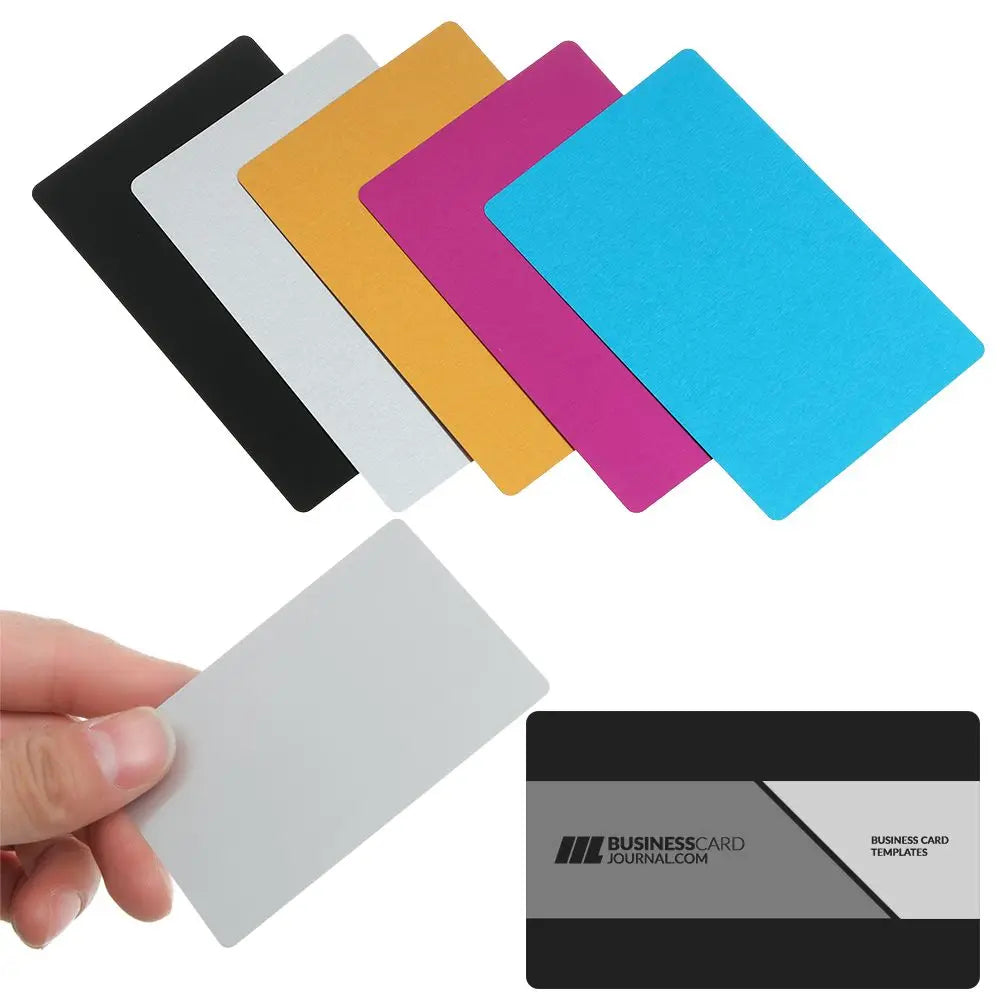 Laser Engraving Aluminium Name Cards for Business & DIY Projects