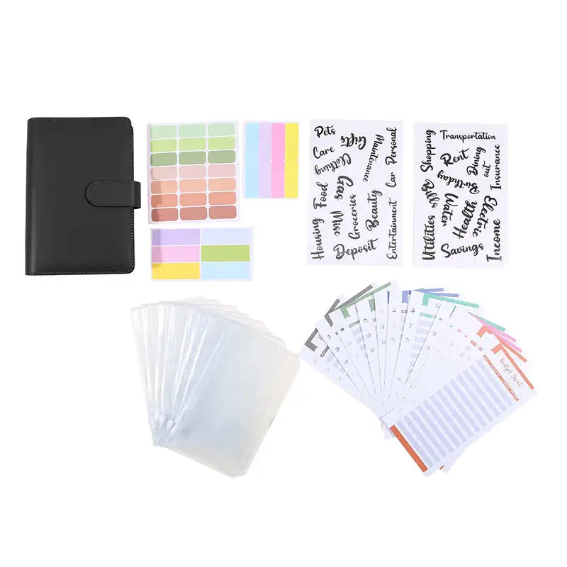 Practical Household Accessory – A6 PU Leather Budget Notebook – pp