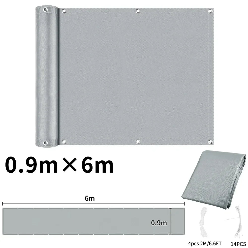 Waterproof Balcony Privacy Screen Cover