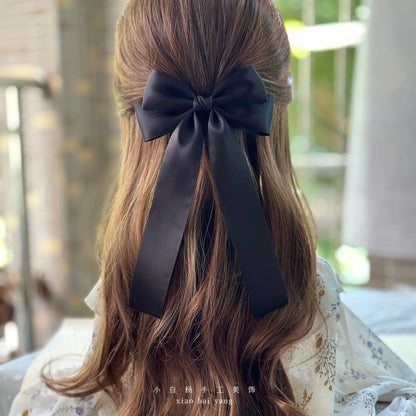Korean Style Fabric Hair Bow Clip