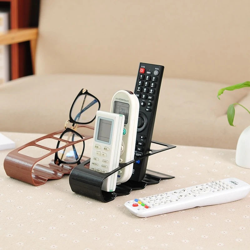 Multi-Purpose Plastic Desk Organizer with 4 Storage Compartments