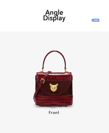 Women’s Premium Leather Top Handle Shoulder Bag