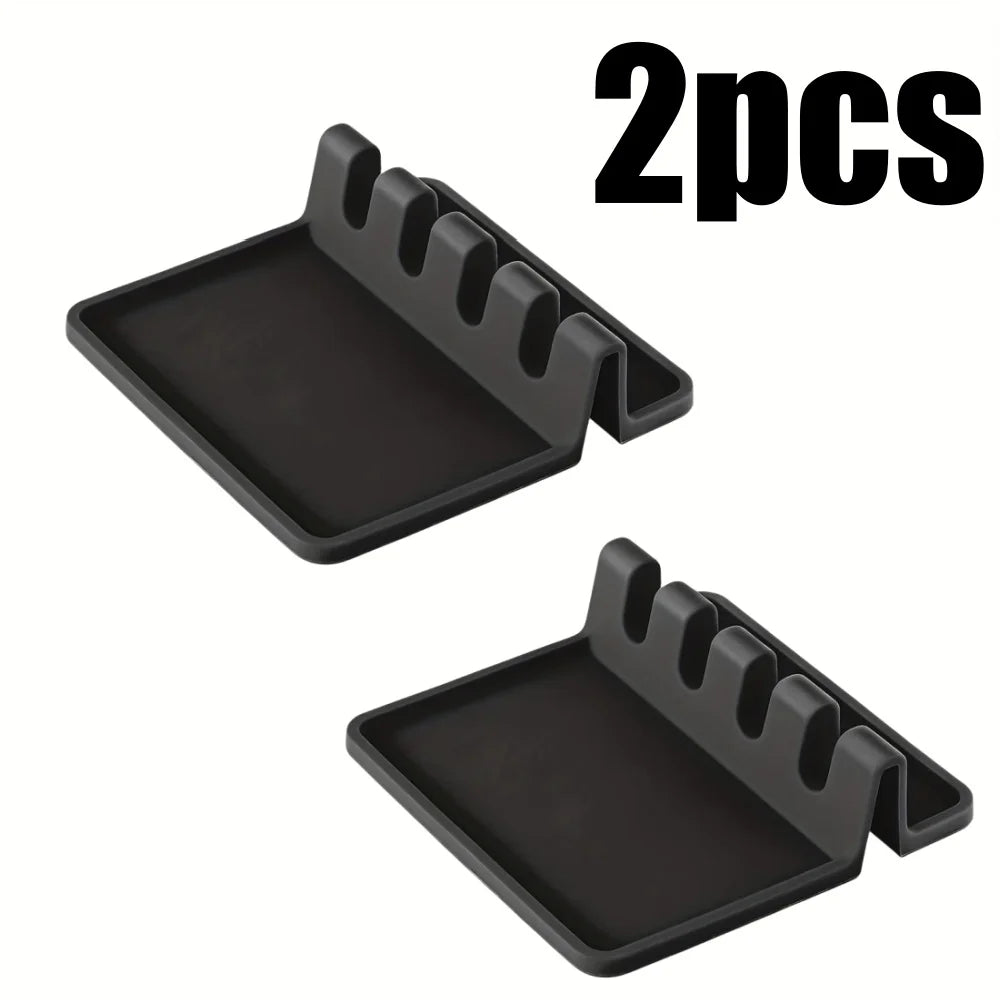 Silicone Kitchen Utensil Rest & Drying Tray