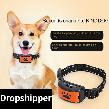 USB Rechargeable Anti Barking Dog Training Collar