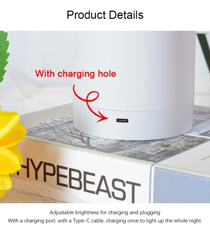 Rechargeable Sunflower LED Night Light