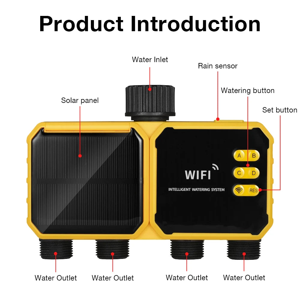 Smart Solar WiFi Irrigation Timer