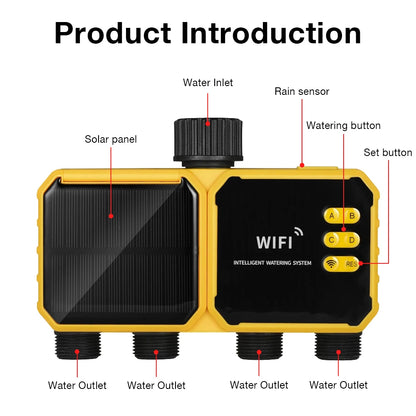 Smart Solar WiFi Irrigation Timer