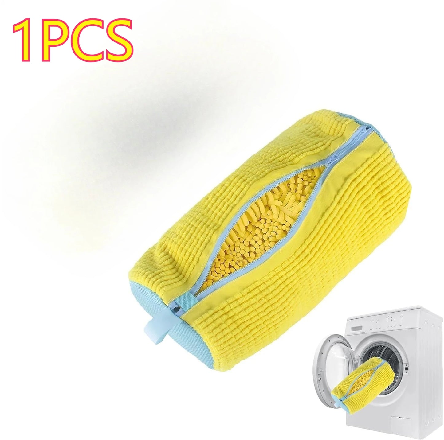 Reusable Shoe Washing Machine Laundry Bag with Zipper