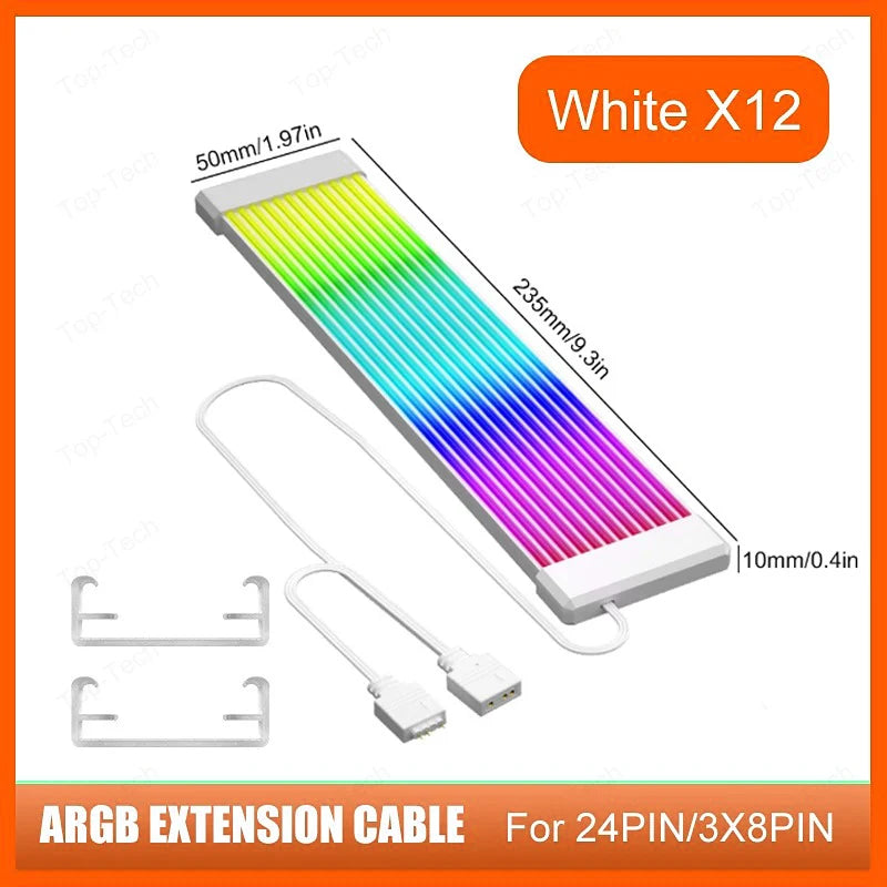 PC RGB Light Strip Cable Extension