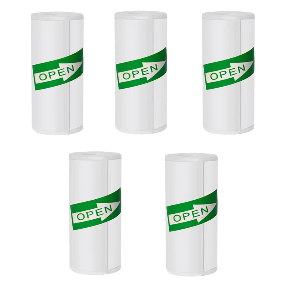 Self-Adhesive Thermal Sticker Paper Rolls for Mini Printers