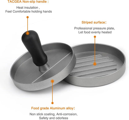 Non-Stick Hamburger Press Patty Maker with Wax