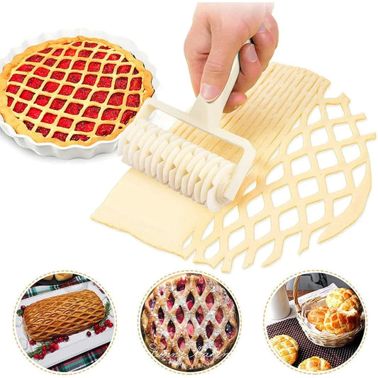 Plastic Lattice Pastry Roller Cutter