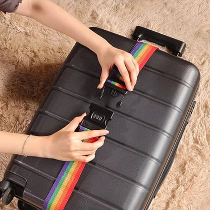 Adjustable TSA-Style Luggage Security Strap