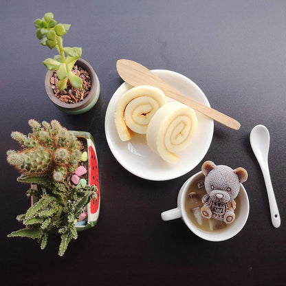 3D Teddy Bear Silicone Ice & Chocolate Mould