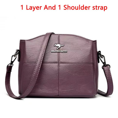 Large Capacity Women’s Leather Tote Handbag