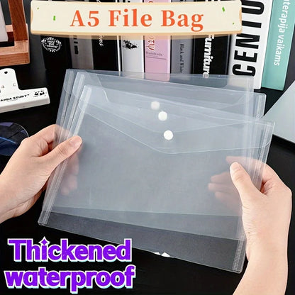 A5 Transparent Document Folder