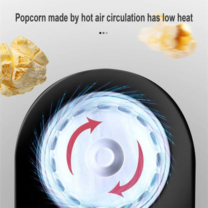Oil-Free Electric Popcorn Machine with Butter Tray