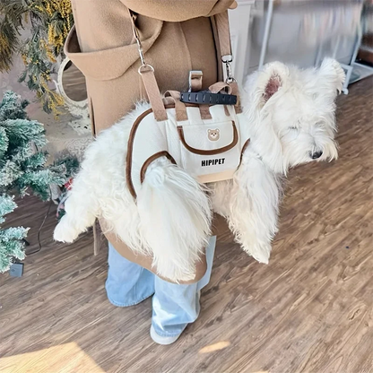 Portable Pet Carrier Shoulder Bag with Safety Harness