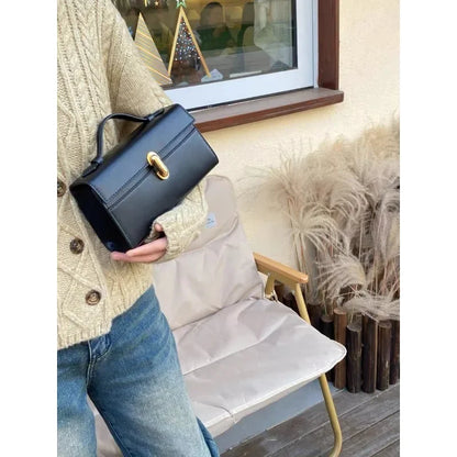 Vintage Genuine Leather Satchel Bag