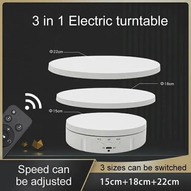 360° Electric Rotating Display Turntable
