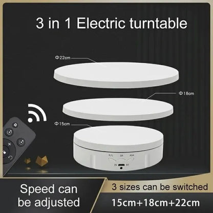 360° Electric Rotating Display Turntable