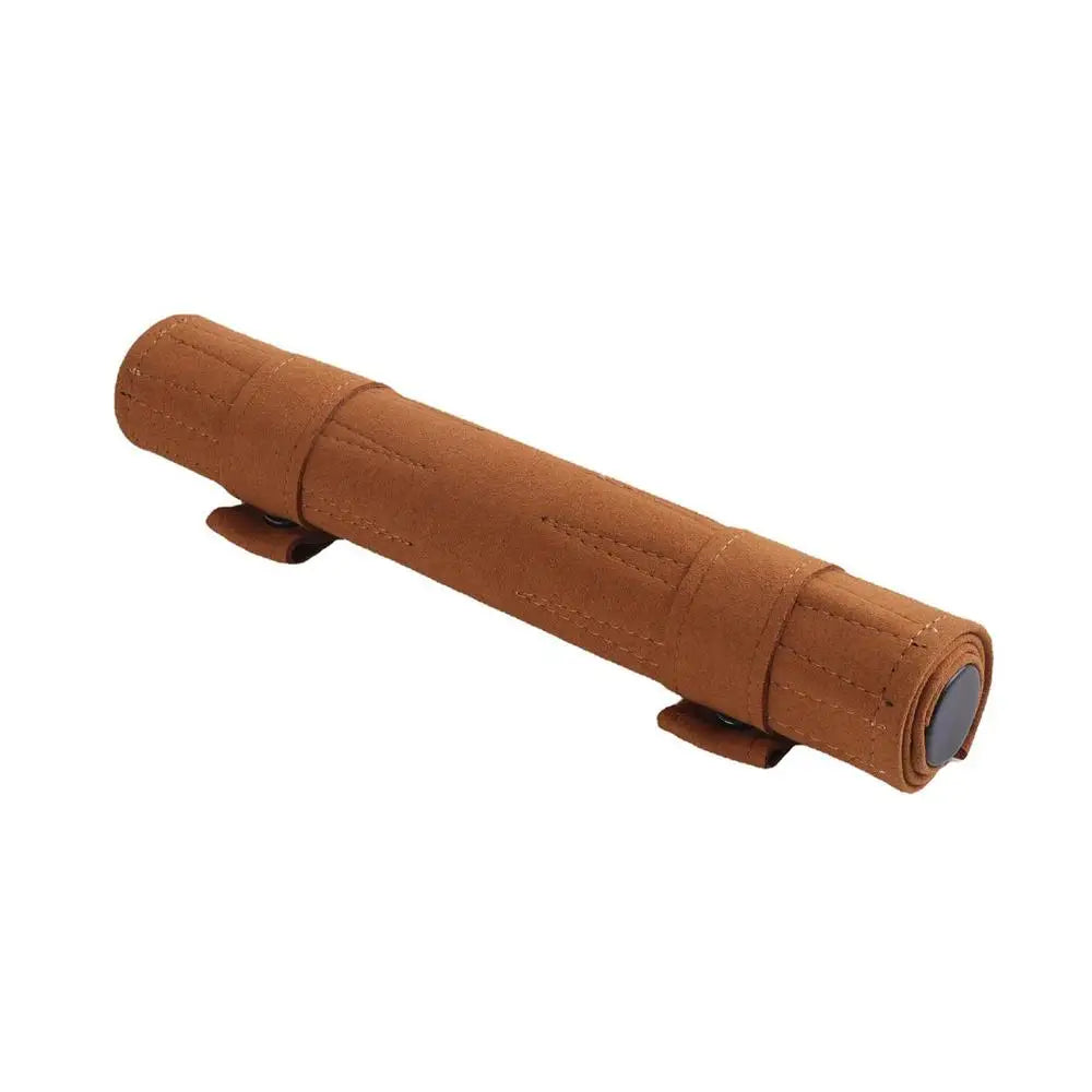 Roll-Up Leather Backgammon Set