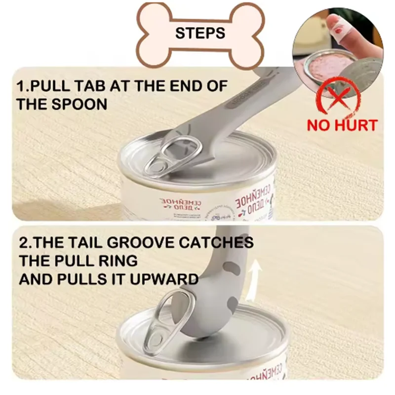 Cat Food Can Spoon & Fresh Keeping Lid