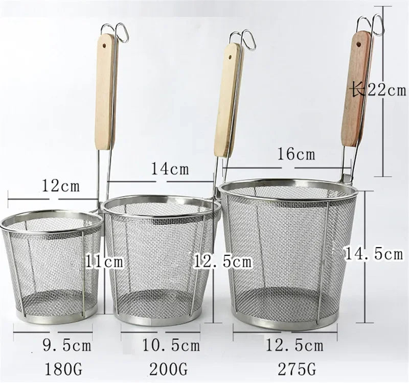 Stainless Steel Frying Basket Strainer