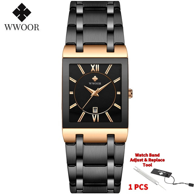 WWOOR Brand Luxury Gold Bracelet for Men