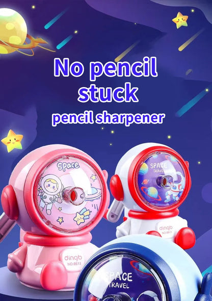 Astronaut Hand Crank Pencil Sharpener