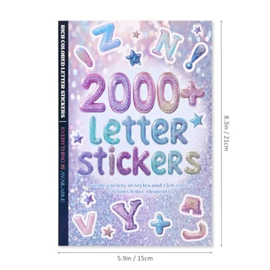 Alphabet Letter Stickers for Journaling & Crafts