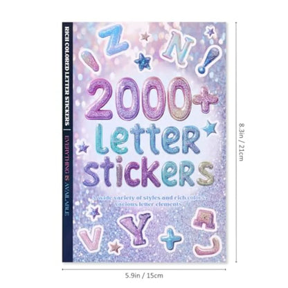 Alphabet Letter Stickers for Journaling & Crafts