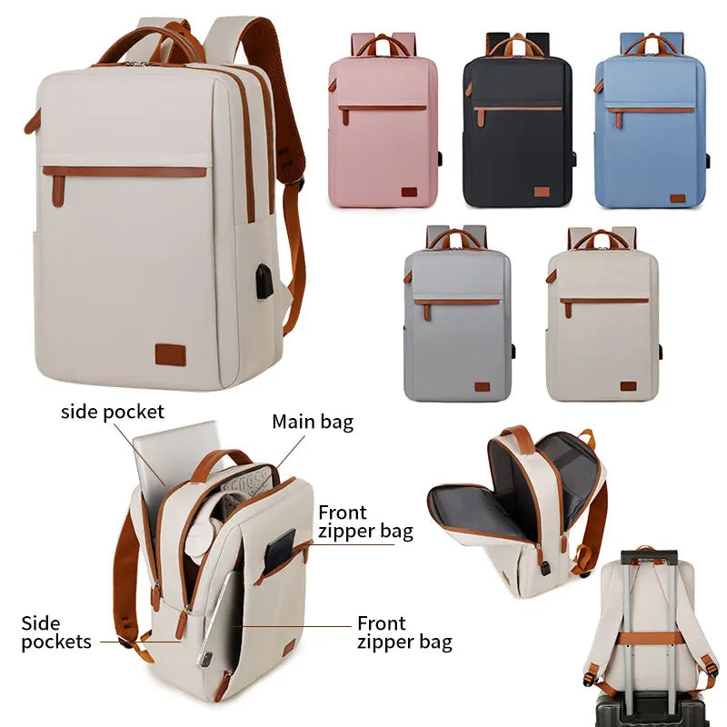 Simple Large Capacity Commuter Backpack