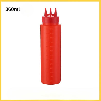 3-Hole Squeeze Condiment Bottle