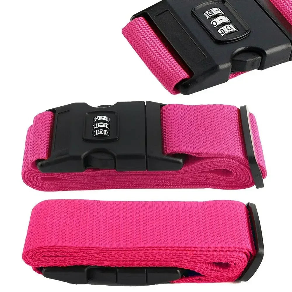 Adjustable TSA-Style Luggage Security Strap