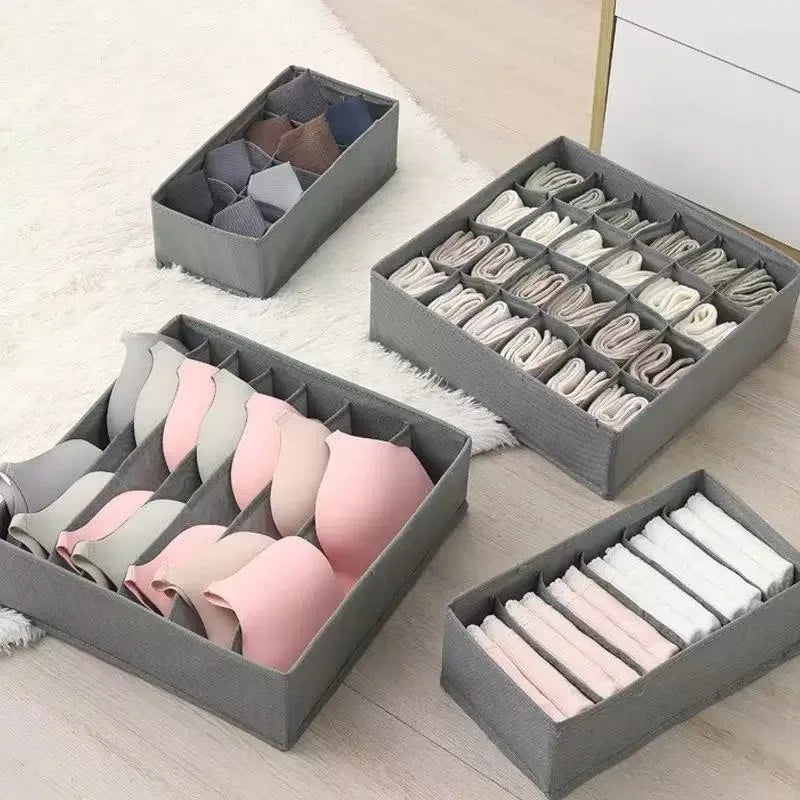 Foldable Underwear & Bra Drawer Organizer Storage Box
