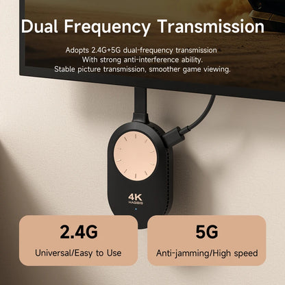 Hagibis Wireless HDMI-Compatible Display Dongle Adapter 4K@60Hz