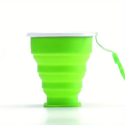 Collapsible Silicone Travel Cup with Lid