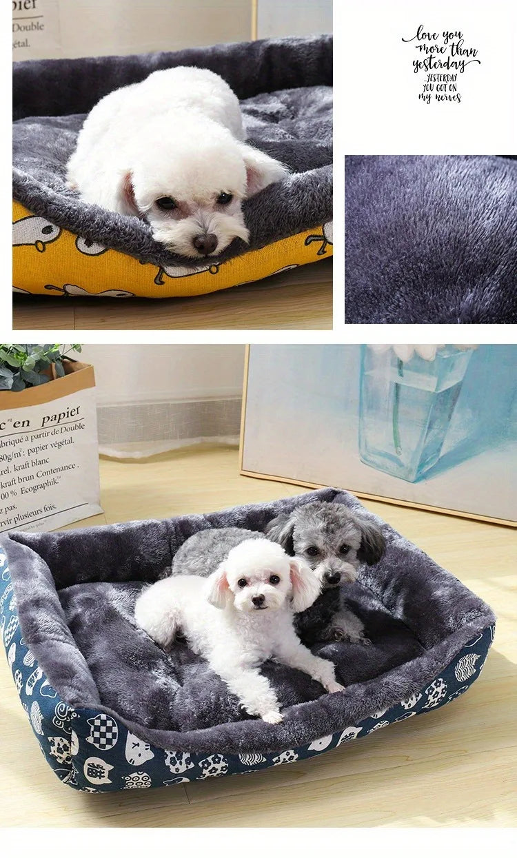 Orthopedic Plush Pet Sofa Bed