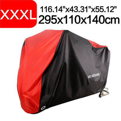 Black Blue Design Waterproof Motorcycle Covers