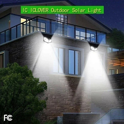Waterproof Solar Security Light with PIR Motion Detection