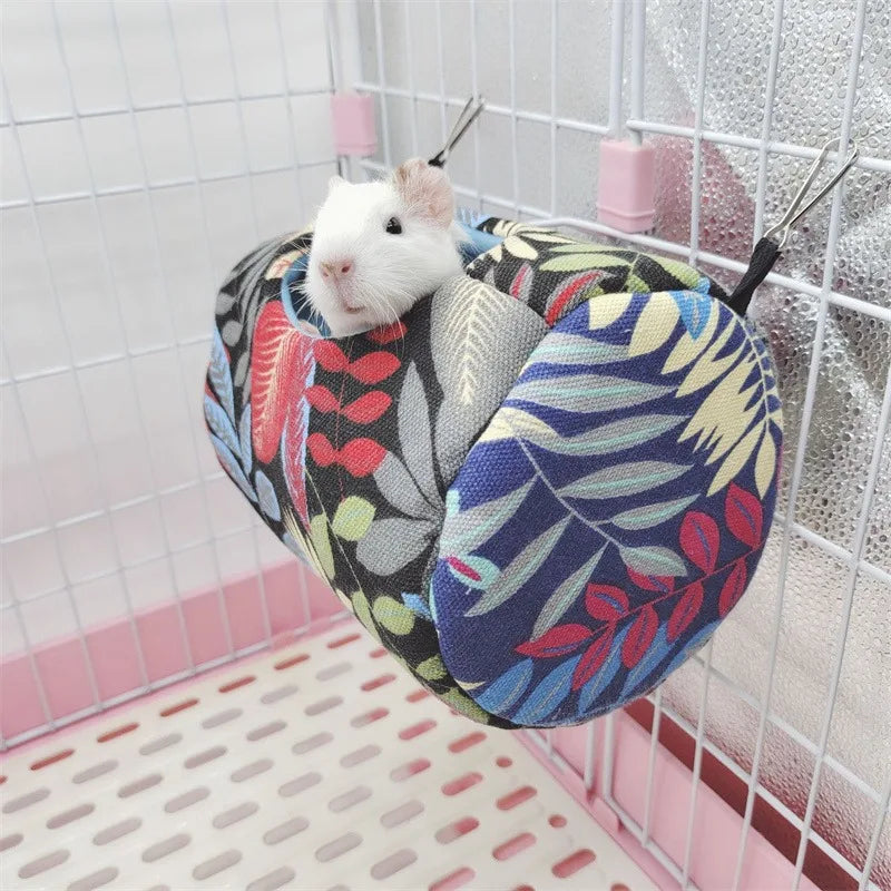 Hamster Hanging House & Soft Cotton Hammock for Small Animals