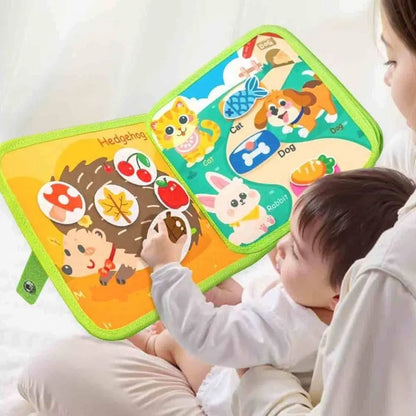 Felt Busy Book for Kids – Cognitive Educational Activity Book