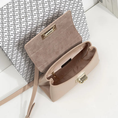 Mini Genuine Leather Satchel Crossbody Bag