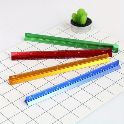 Aluminium Triangular Scale Ruler Set