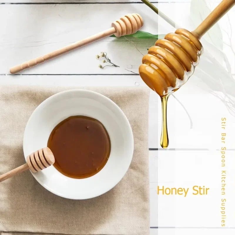 Wooden Honey Dipper Stirring Stick
