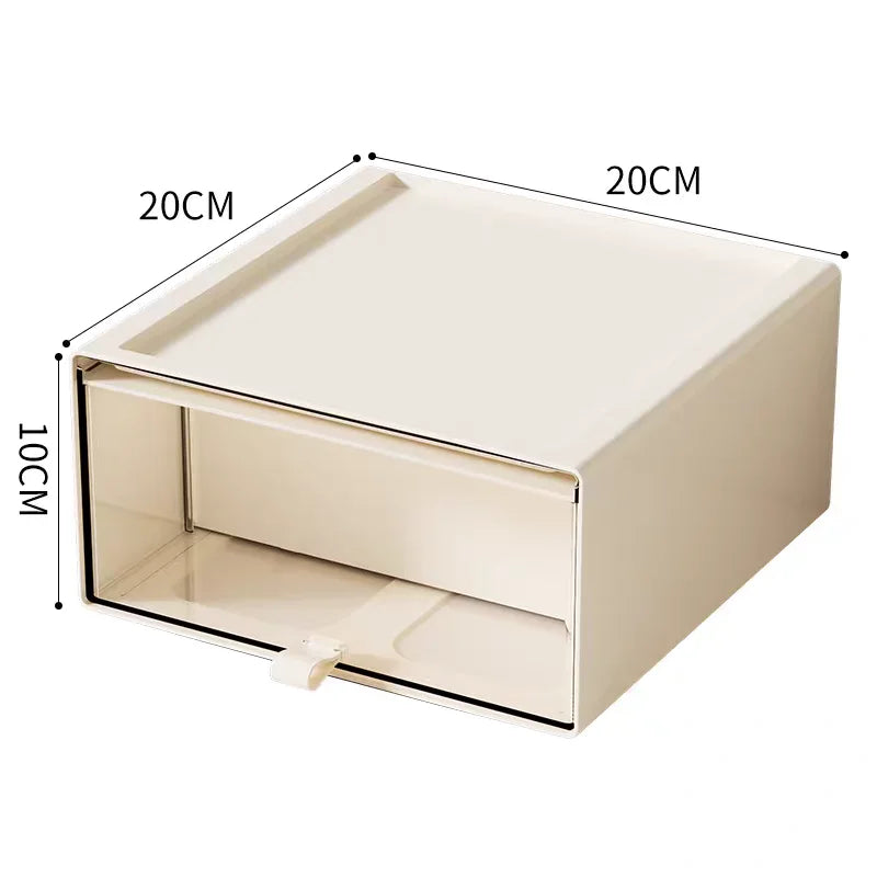 Storage Box with Drawers – Desktop Organizer & Display Case