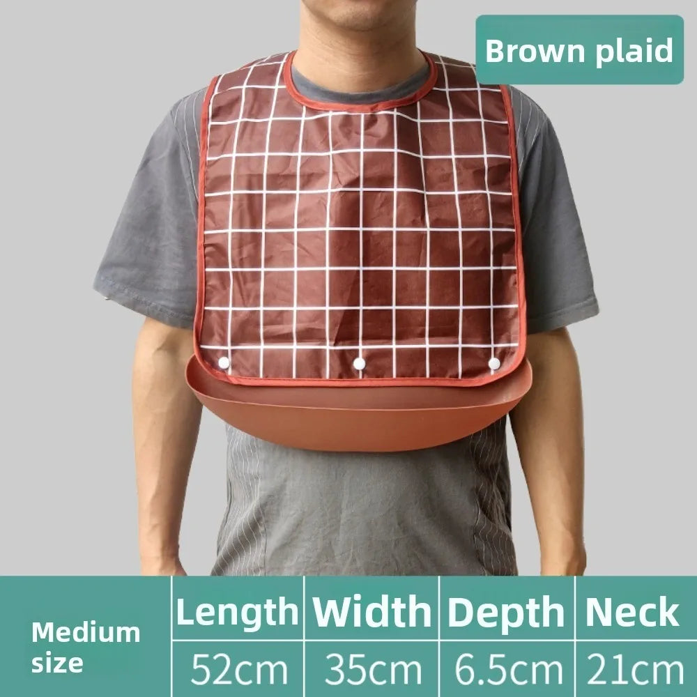 Waterproof Washable Adult Mealtime Bib